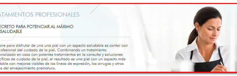 TRATAMIENTOS FACIALES Un profesional del cuidado de la piel de SkinCeuticals tiene acceso a productos de tratamiento que pueden utilizarse para personalizar cualquier tratamiento facial o cuidado a realizar en casa. Disponibles únicamente a través de profesionales del cuidado de la piel de SkinCeuticals autorizados, estas soluciones específicas mejoran y mantienen los resultados de los productos a utilizar en casa así como de otros procedimientos profesionales para optimizar la belleza de la piel.