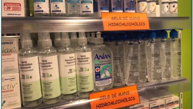 Comprar Gels de mans antisèptic hidroalcohòlics a Gran Farmàcia Andorra Online