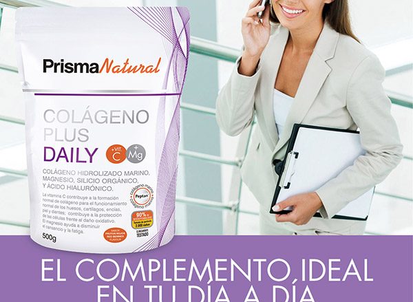 Colagen Plus Daily, doypack 500 g es un complemento alimenticio a base de Colágeno hidrolizado de Prisma Natural.