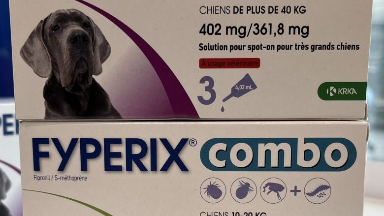 FYPERIX combo 67 mg/60,3 mg solución spot-on para perros para usarse contra las infestaciones por pulgas, solas o asociadas con garrapatas y/o piojos picadores