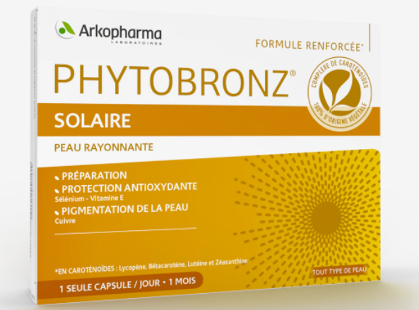 Avec PHYTOBRONZ® formule renforcée rayonnez tout l’été | Laboratoires Arkopharma