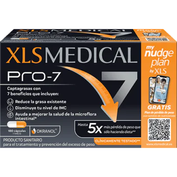 XL-S MEDICAL PRO 7. Con 7 beneficios que te ayudan a perder hasta 5 veces más peso que solo hacienda dieta. Disminuye tu nivel de IMC.