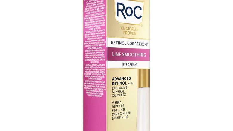 RETINOL CORREXION® Line Smoothing Contorno De Ojos. Este Contorno de Ojos combate los 3 signos de edad: flacidez, ojeras y arrugas. Rejuvenece tu mirada con este tratamiento clínicamente probado compuesto por RoC® Retinol, que hace que tu piel parezca 10 años más joven, luminosa y tersa en solo 4 semanas, y que además, reduce la aparición de líneas, un 50 % en 12 semanas. Úsalo cada día para conseguir resultados increíbles.