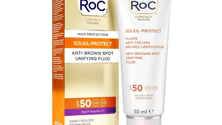 ROC Soleil-Protect Anti Manchas SPF50. Esta crema además de ser protectora, reduce visiblemente las manchas marrones, protege y mejora la apariencia juvenil de la piel.