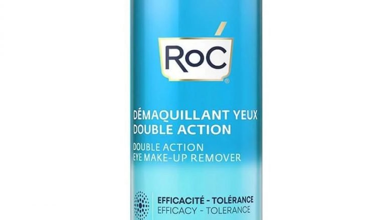 ROC Desmaquillante De Ojos Doble Acción. Gracias a su combinación única de agua y aceite, este desmaquillante elimina eficazmente los restos de maquillaje respetando la zona sensible de los ojos, y consiguiendo la hidratación que necesitas en tu piel.