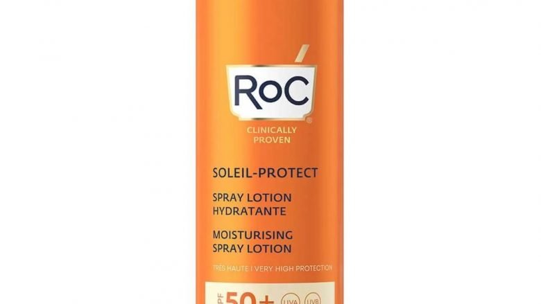 ROC Soleil-Protect Spray Hidratante SPF50. Asegura una alta protección solar mientras mantiene la humedad natural de la piel. Una textura aterciopelada y no grasa que no deja residuos blancos.