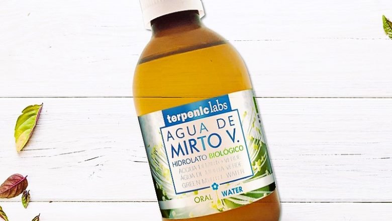 TERPENIC LABS Hidrolato Mirto Verde Bio. El Hidrolato de Mirto Verde BIO se obtiene mediante destilación por corriente de vapor de las hojas del Myrtus communis.