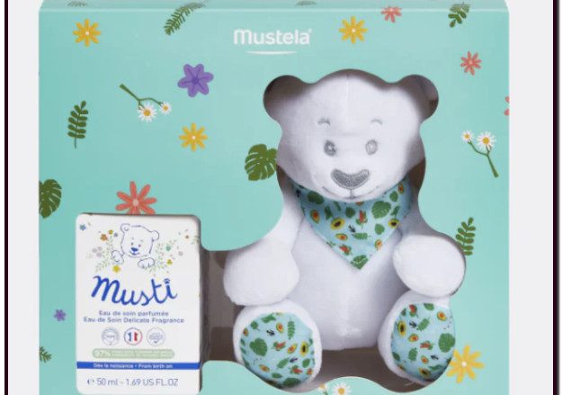 MUSTELA Cofre Musti Mixto. Nuestro nuevo cofre Musti es el regalo para recién nacidos ideal para el desarrollo sensorial de los bebés