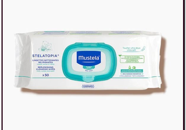 MUSTELA Toallitas limpiadoras relipidizantes Stelatopia. Las toallitas limpiadoras relipidizantes Stelatopia, sin perfume, están especialmente diseñadas para la piel atópica.