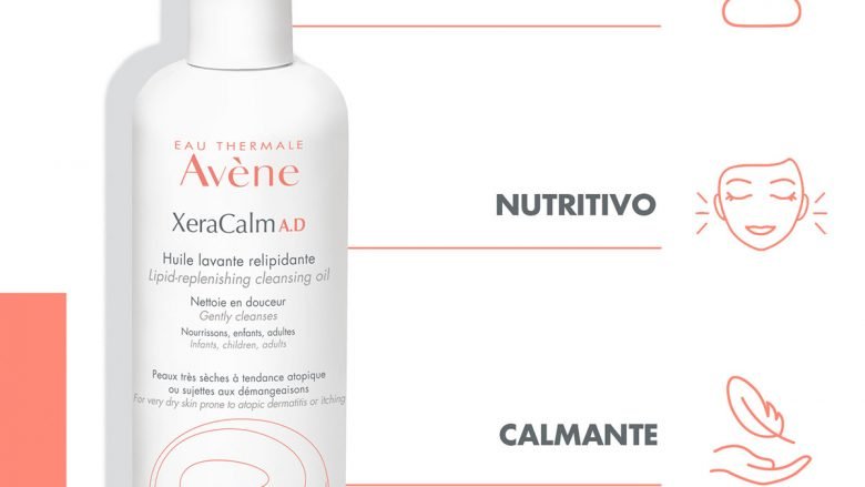 XeraCalm A.D. Aceite y bálsamo limpiador relipidizante. La solución de alta eficacia para calmar la piel del bebé. Fórmulas a medida diseñadas para pieles frágiles y con picor.