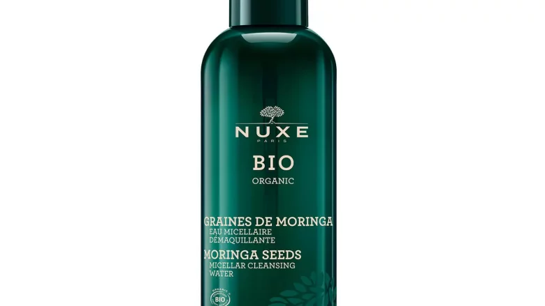 NUXE Agua Micelar Desmaquillante, NUXE BIO 200 ml. Desmaquilla rostro y ojos, elimina las partículas de contaminación. Todos los tipos de piel, incluso las sensibles. 99 % de ingredientes de origen natural