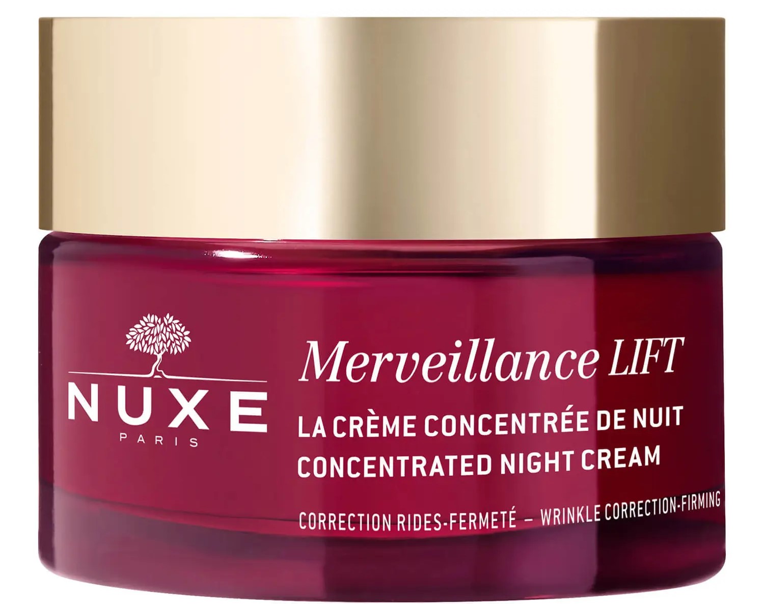 Crema Concentrada de Noche, Merveillance Lift 50 ml. Crema reafirmante de noche - corrección arrugas, firmeza. 97 % de ingredientes de origen natural
