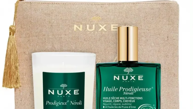 NUXE Aceite seco Huile Prodigieuse® Néroli Kit 50 ml + Neroli vela. Este dúo Neroli te ofrece una atmósfera relajante.