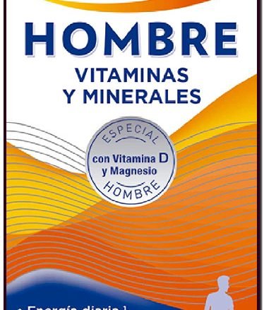 Pharmaton Hombre. Proporciona energía y un buen rendimiento intelectual en hombres. Con múltiples vitaminas y minerales. Selenio y Zinc: mantienen el cabello fuerte y sano.