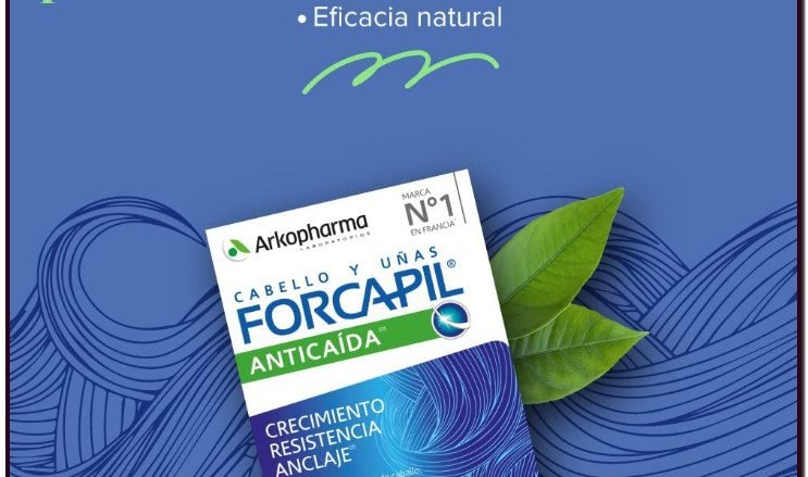 ARKOPHARMA Forcapil Anticaída a base de 3 aminoácidos de origen 100 % vegetal, dos plantas medicinales (Adiantum capillus y Cola de Caballo), vitaminas y minerales. Fórmula que favorece el crecimiento, la resistencia y el anclaje del cabello gracias a la Cola de Caballo.