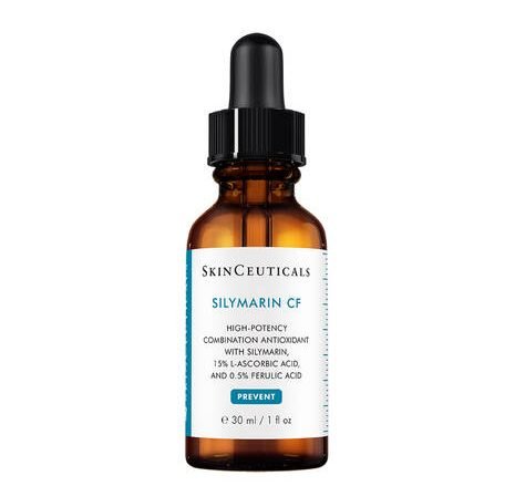 SKINCEUTICALS Silymarin CF es un potente sérum antioxidante con Vitamina C, formulado específicamente para pieles grasas y con tendencia acneica