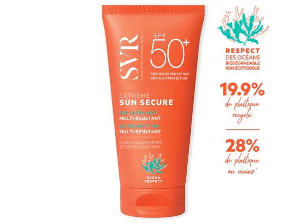 SVR SUN SECURE Extreme : une très haute protection SPF50+ adaptée à un ensoleillement intense et à la pratique de sports associée !