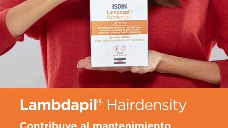 Lambdapil Hairdensity para cabello y uñas. Ayuda al mantenimiento normal del cabello y uñas, gracias a su contenido en Biotina y Zinc.