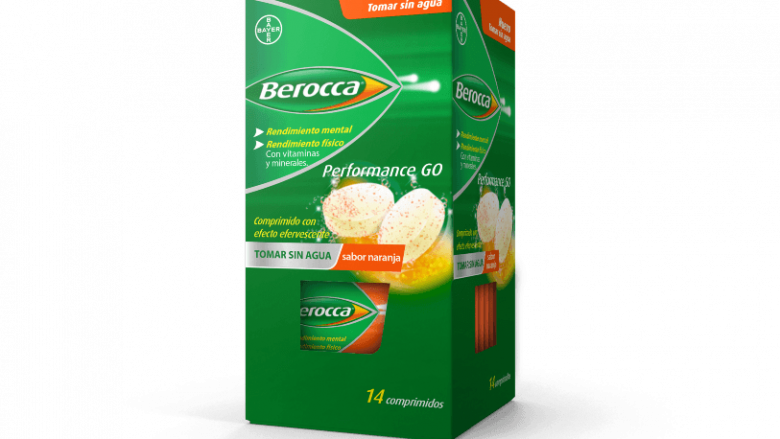 Berocca® Performance Go es una combinación específica de vitaminas y minerales testado en estudios clínicos para el funcionamiento de la mente. Gracias a sus vitaminas del grupo B, la vitamina C y minerales, Berocca® Performance Go contribuye al rendimiento mental y físico
