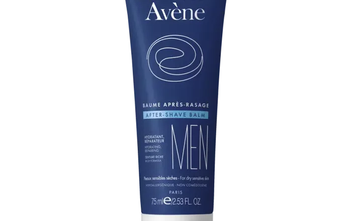 AVÈNE MEN Bálsamo para después del afeitado. Hidrata - Repara. Alivia instantáneamente la irritación de la piel causada por el afeitado y reduce el riesgo de proliferación de bacterias causado por microcortes. Aporta a la piel una capa protectora muy suave y repara la piel. 
