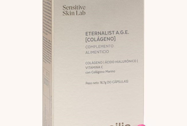 Eternalist A.G.E. [Colágeno] Complemento alimenticio con colágeno, ácido hialurónico y antioxidantes para cuidar la piel desde el interior.