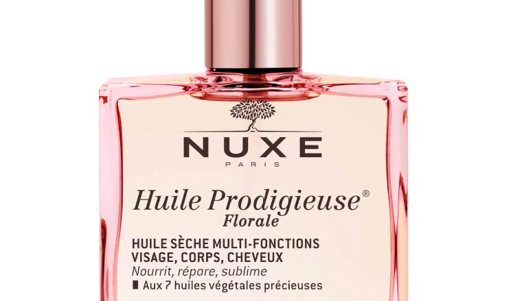 NUXEAceite seco Huile Prodigieuse® Florale 100 ml Nutre, repara, sublima. Todos los tipos de piel. 97 % de ingredientes de origen natural Déjese cautivar por el cóctel mítico de 7 aceites preciosos 100 % vegetales del aceite hidratante que nutre y repara en un solo gesto rostro, cuerpo y cabello. Un tratamiento para el cuerpo y el cuerpo y el alma, que sublima la suavidad de la piel y conecta los sentidos. Huile Prodigieuse® Florale hará que resplandezca con un irresistible brillo satinado sin acabado graso gracias a su inimitable textura con tacto seco. Su fragancia floral con notas alegres tiene el don de sacarle una sonrisa. Su eficacia está probada: - Una acción protectora anti-contaminación demostrada por una prueba instrumental(1). - Atenúa la apariencia de las estrías (evaluación efectuada por un dermatólogo)(2). - La piel está hidratada durante 8 h(3). Está más suave para el 100 %(4) de las mujeres, nutrida y reparada para el 97 %(4) de ellas. El cabello está nutrido, reparado y flexible. Tratamiento formulado y fabricado en Francia. (1)Prueba instrumental en 20 voluntarias. (2)Prueba de uso - 26 voluntarias. Mejora evaluada por el dermatólogo tras 56 días de uso. (3)Prueba instrumental – 10 voluntarias. (4)Prueba de uso - 29 voluntarias. % de satisfacción tras 28 días de uso.