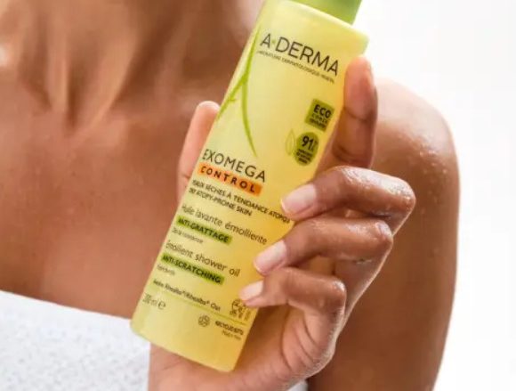 A-DERMA EXOMEGA CONTROLAceite de ducha emoliente anti-irritación