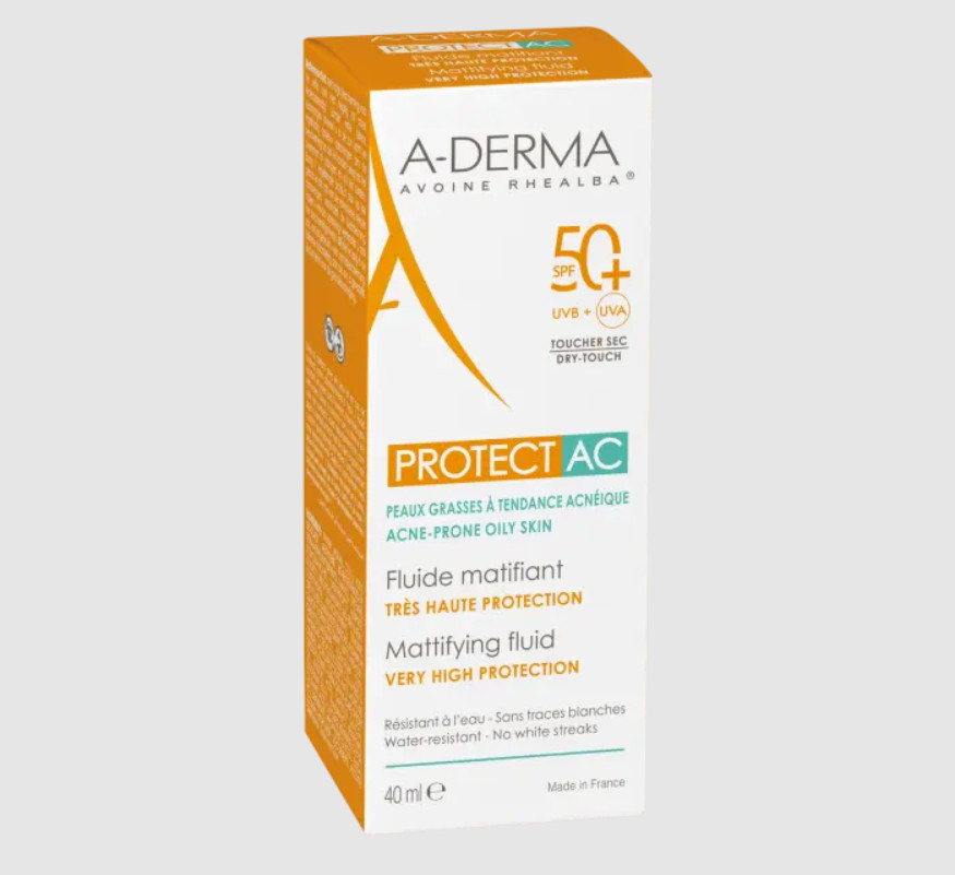 A-DERMA PROTECT ACFluido solar facial matificante SPF 50+