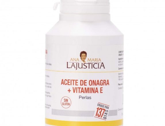 ANA MARIA LAJUSTICIA Aceite de Onagra + Vitamina E 275 perlas.