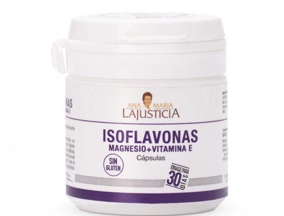 ANA MARIA LAJUSTICIA Isoflavonas con Magnesio + Vitamina E 30 cápsulas.