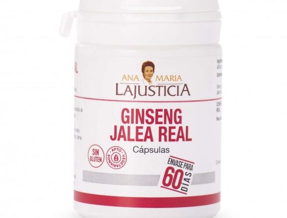 ANA MARIA LAJUSTICIA Ginseng con Jalea Real 60 cápsulas.