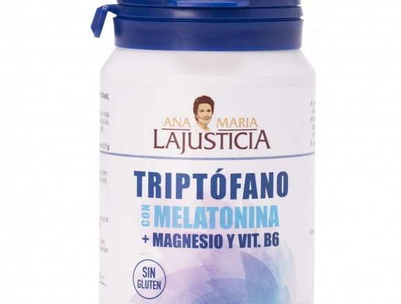 Triptofano con Melatonina + Magnesio y Vit.B6 60 comprimidos. Al estar reforzado con melatonina, ayuda a una mayor regulación de los ciclos circadianos.