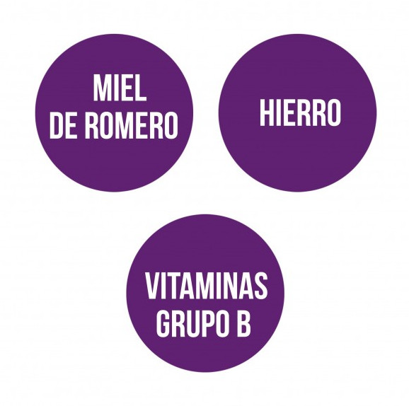 ANA MARIA LAJUSTICIA Complemento alimenticio a base de miel fresca de romero enriquecida con hierro