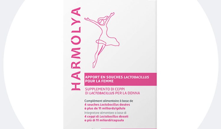 Harmolya es una fórmula única que aporta equilibrio y protección a la flora vaginal. Complemento alimenticio que contiene 4 cepas de bacterias lácticas vivas, documentadas científicamente, y que cumplen los siguientes criterios de efectividad: supervivencia y resistencia en todo el tubo digestivo y adhesión a la mucosa intestinal. Una fórmula única con más de 11.000 millones de UFC* por cápsula en el momento de la fabricación. Su envoltura vegetal protege las cepas y garantiza un contenido mínimo de 5.000 millones de UFC* por cápsula a los 24 meses.