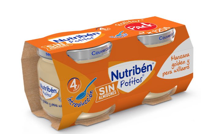 Potito Introducción Manzana Golden y Pera Williams, sin almidones (Bipack)