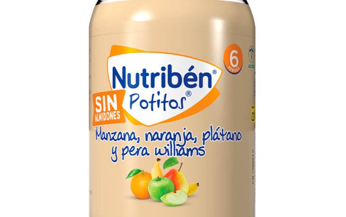 Potito Manzana, naranja, plátano y pera Williams Sin Almidones