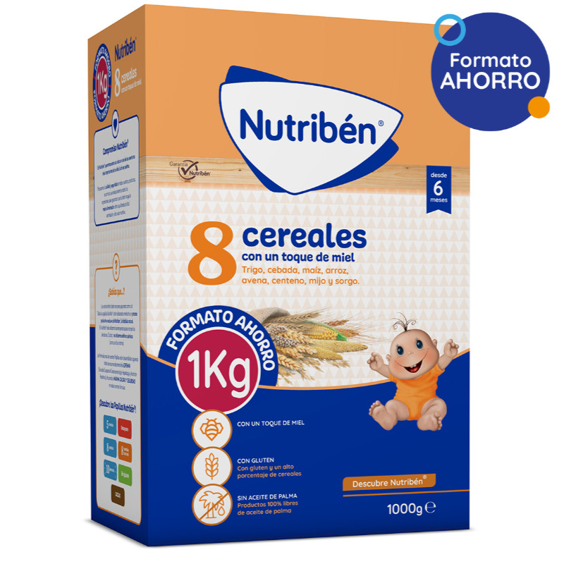 Nutribén Nutribén® 8 Cereales con un toque de miel (Formato Ahorro)