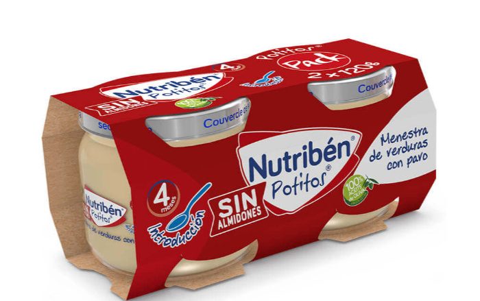 Potito Menestra de verduras con pavo (Bipack) Sin Almidones