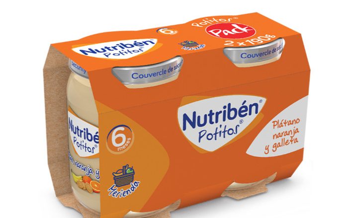 Potito Plátano, naranja y galleta (Bipack)