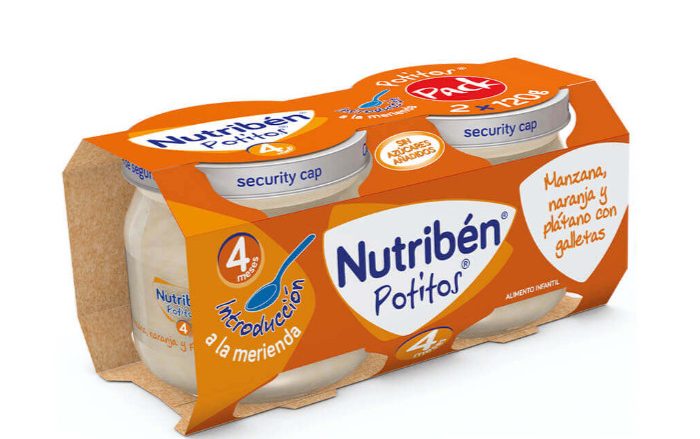 Potito Manzana, naranja y plátano con galleta (Bipack)