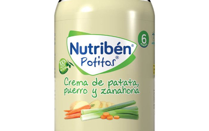 Potito Crema de patata, puerro y zanahoria