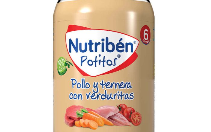 Potito Pollo y ternera con verduritas