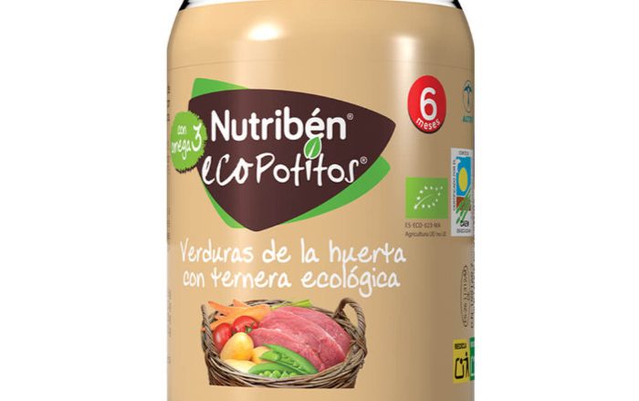 Eco Potito Verduras de la huerta con ternera ecológica