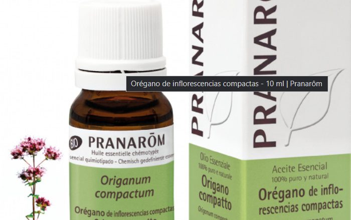 Laboratorio Pranarôm aromaterapia científica Orégano de inflorescencias compactas - 10 ml Origanum compactum