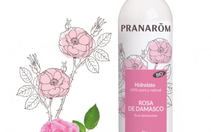 Laboratorio Pranarôm aromaterapia científica Hidrolato Rosa de Damasco - 150 ml Rosa damascena - Destilación de plantas frescas
