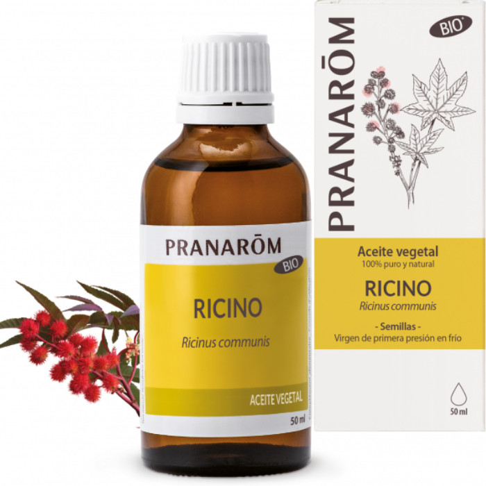 Laboratorio Pranarôm aromaterapia científica Ricino - 50 ml Ricinus communis - " " - Obtenido por primera presión en frío de semillas de ricino
