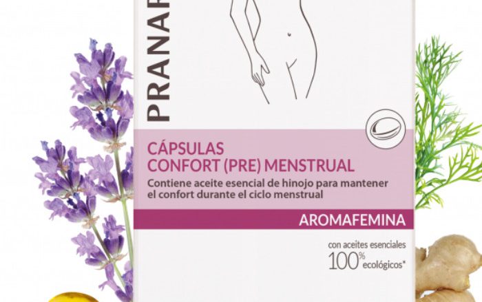 Laboratorio Pranarôm aromaterapia científica Cápsulas Confort (Pre) menstrual - 30 cápsulas. Solución natural y eficaz - Contiene aceite esencial de hinojo para mantener el confort durante el ciclo menstrual
