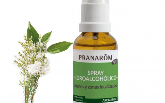 Laboratorio Pranarôm aromaterapia científica Spray hidroalcohólico+ - 30 ml Manos y zonas localizadas - Efficacia inmediata