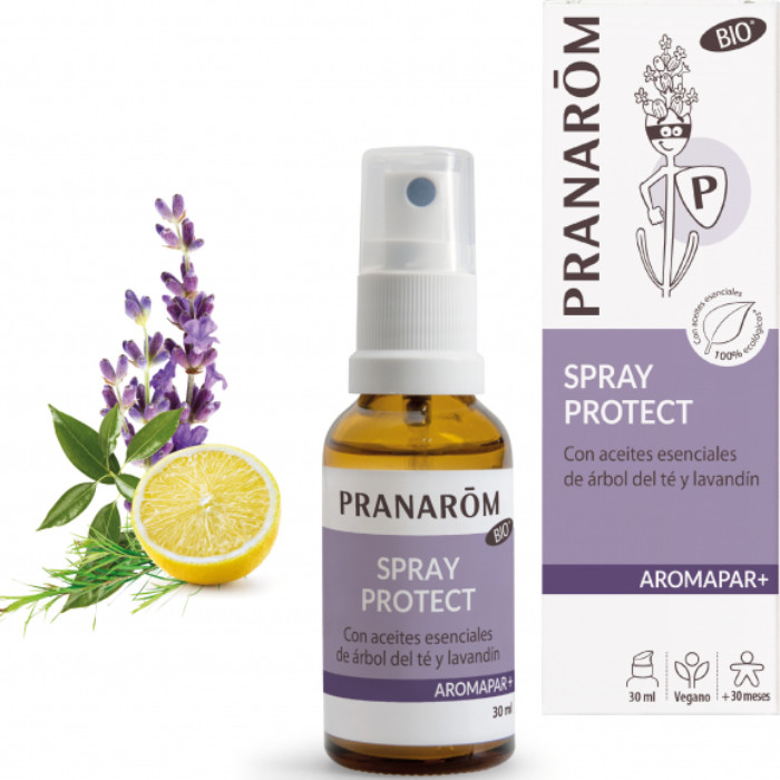 Laboratorio Pranarôm aromaterapia científica Spray Protect - 30 ml Con árbol de té y lavandín