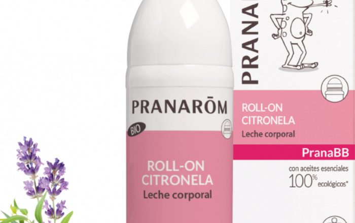 Laboratorio Pranarôm aromaterapia científica Roll-on Citronela - 30 ml Leche corporal - Es eficaz durante 7 horas